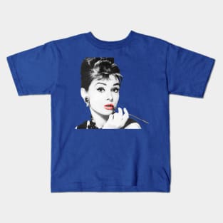 Audrey Hepburn 'Lips' Kids T-Shirt